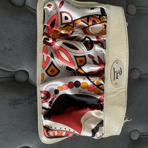 Emilio Pucci Women's Cream and Multicolor Clutch